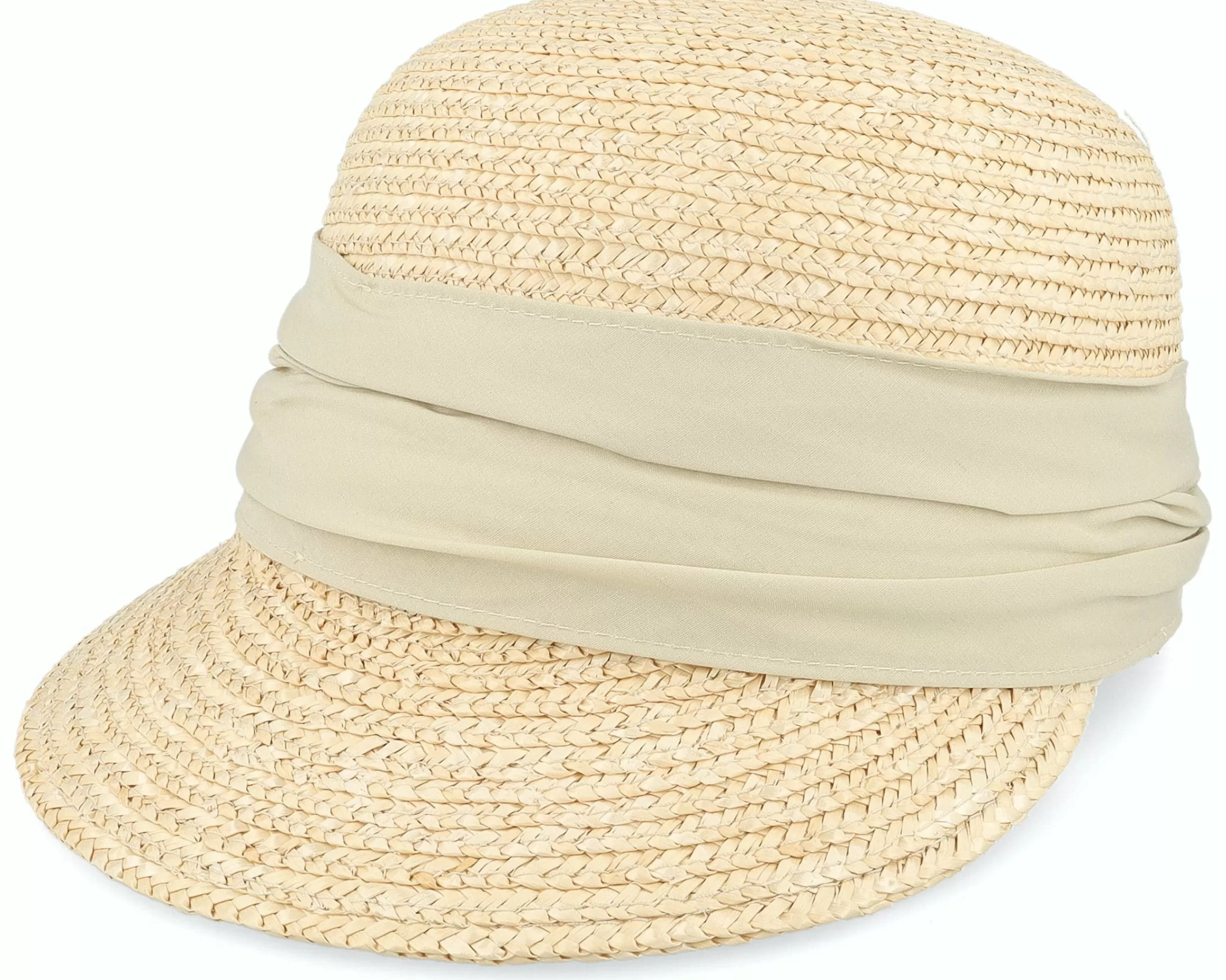 Seeberger Wheat Braid Cap Linen Fitted - -Unisex Fitted