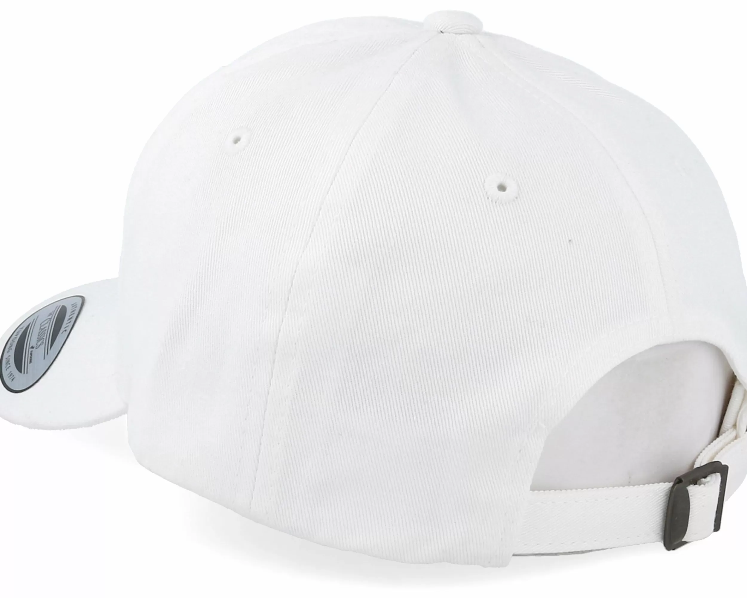 Yupoong White Dad Cap - -Unisex Dad Cap