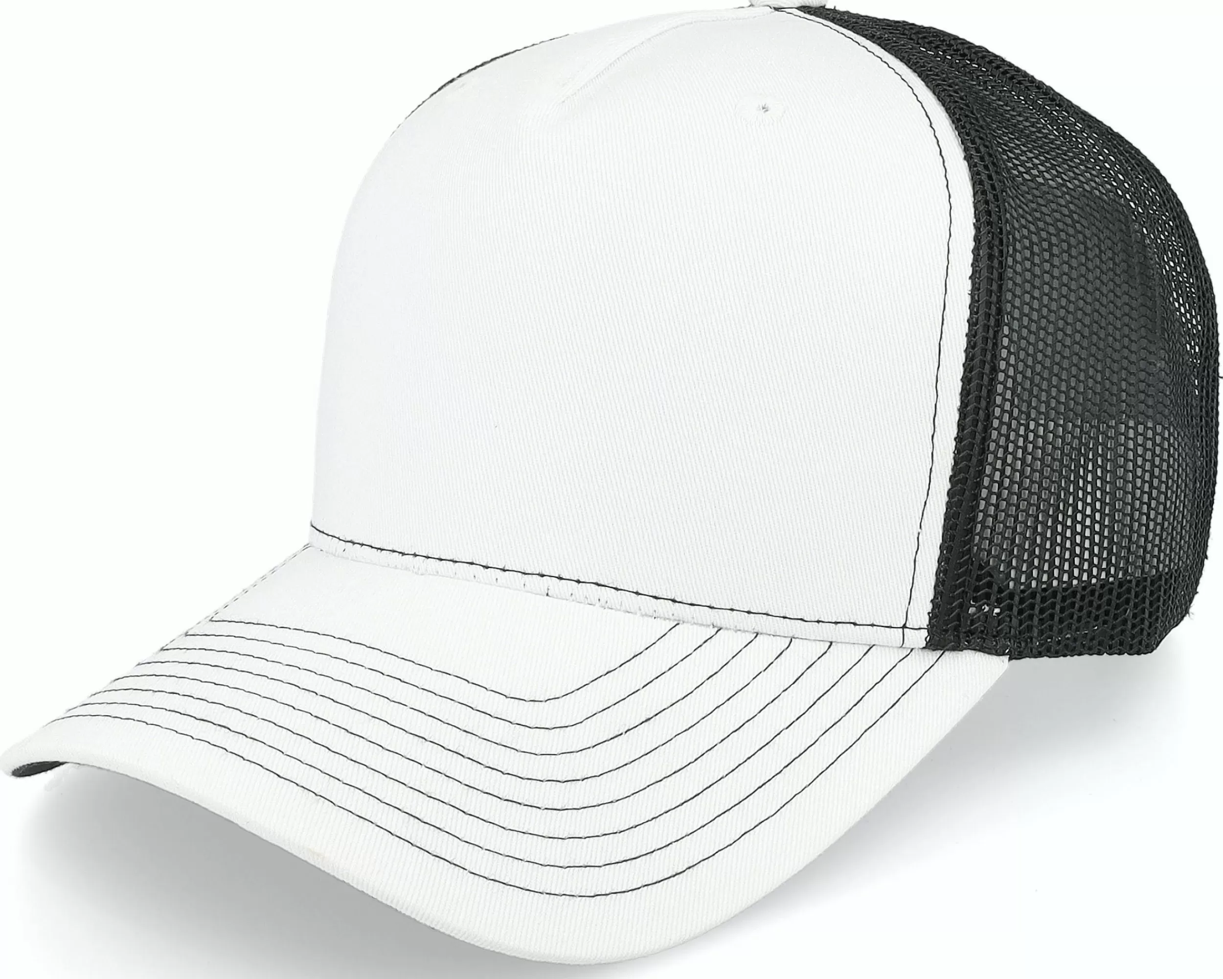 Equip White/Black A-Frame Trucker - -Unisex Trucker