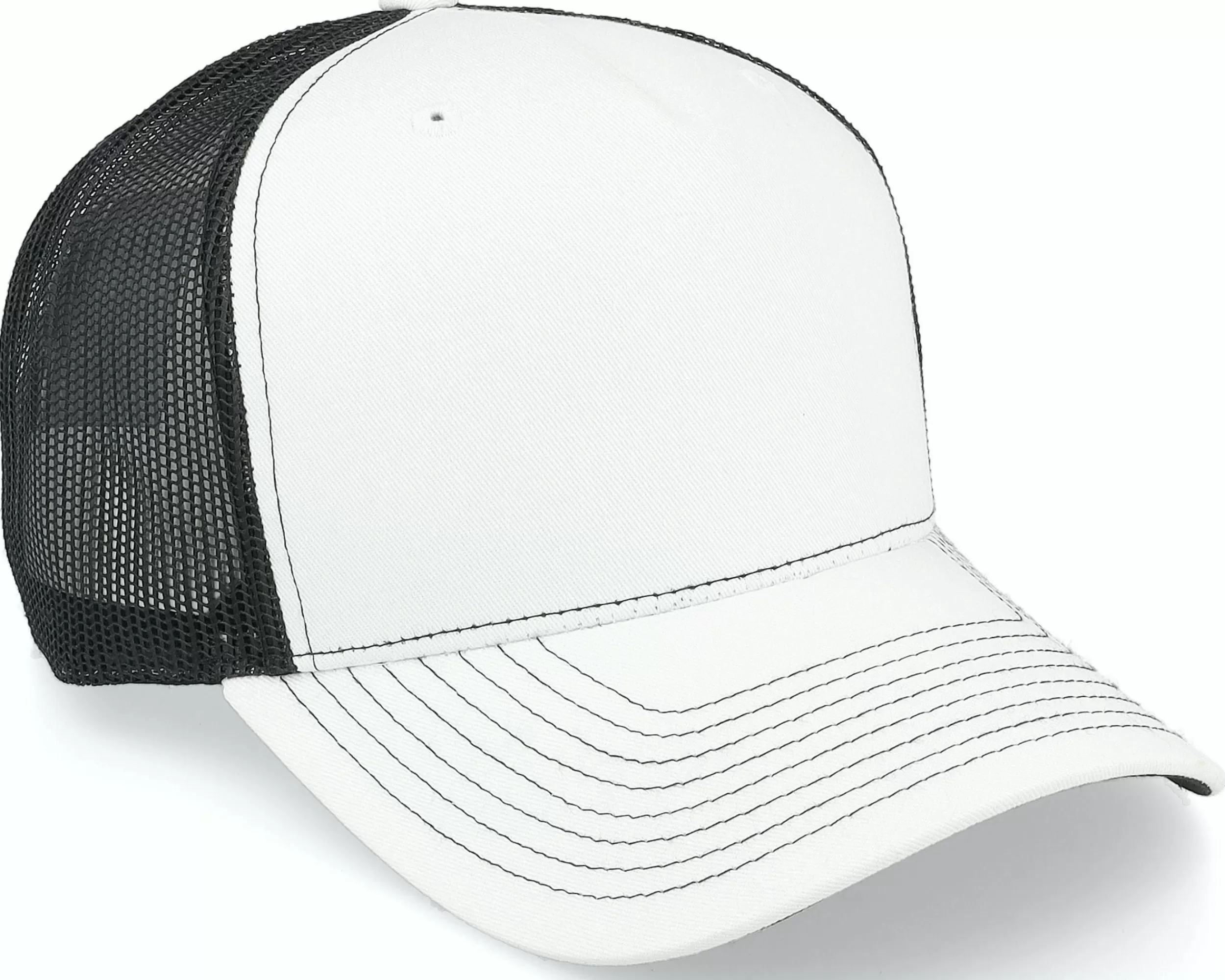 Equip White/Black A-Frame Trucker - -Unisex Trucker